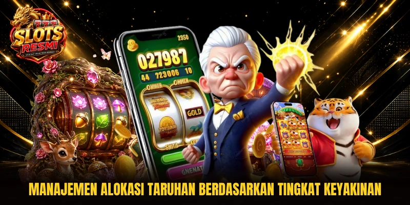 Manajemen alokasi taruhan berdasarkan tingkat keyakinan