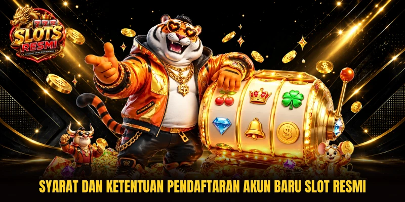 Syarat dan ketentuan pendaftaran akun baru SLOT RESMI